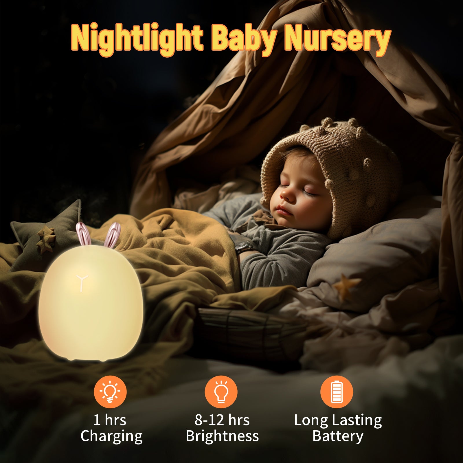 Baby Nightlight Silicone Deer Lamp