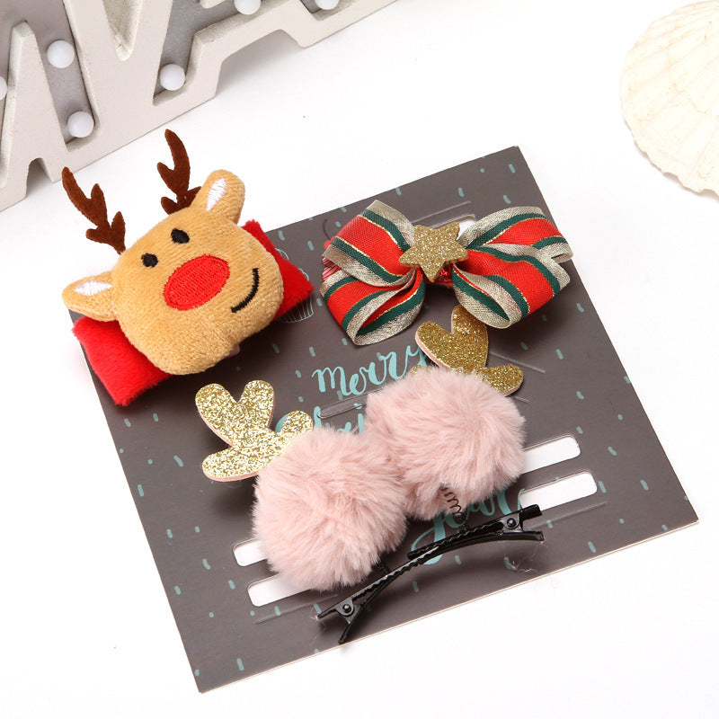 Christmas Baby Hair Accessories Set – Festive and Fun