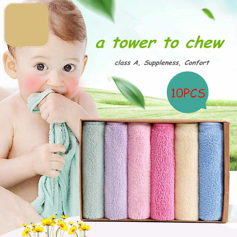 10 Pack Baby Washcloths Bath Towels