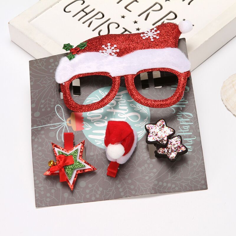 Christmas Baby Hair Accessories Set – Festive and Fun