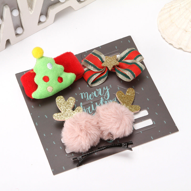 Christmas Baby Hair Accessories Set – Festive and Fun