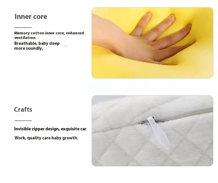 Triangle Slope Pillow Memory Foam Milk Spilt Spine Protection baby wedge pillow