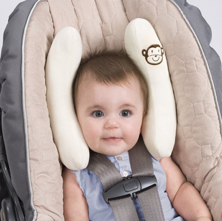 Banana Travel Headrest Pillow, Comfortble Toddler Stroller Headrest neck Pillow for Infants