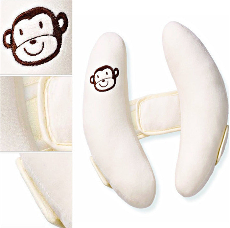 Banana Travel Headrest Pillow, Comfortble Toddler Stroller Headrest neck Pillow for Infants