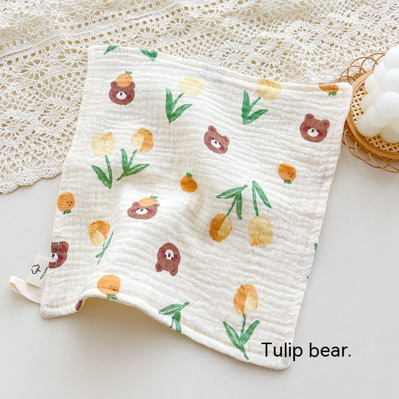 Baby Towel  Newborn Face Towel  Washcloths, Absorbent Knit Terry