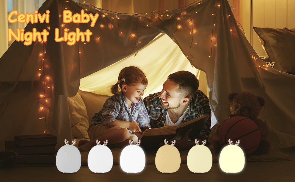 Baby Nightlight Silicone Deer Lamp