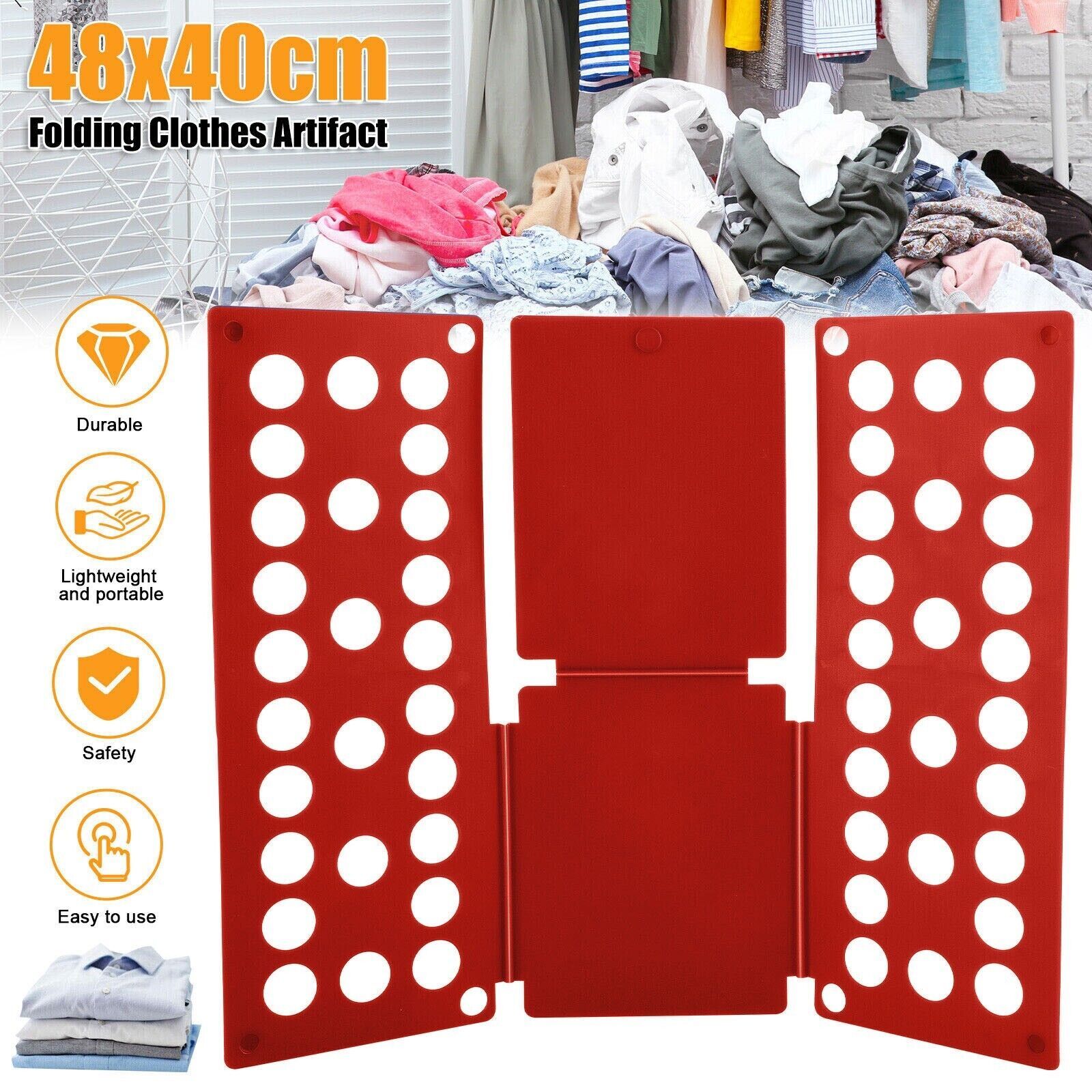 Clothes Folder Kids Folding Board Laundry Organizer T-Shirt Fast Fold Children